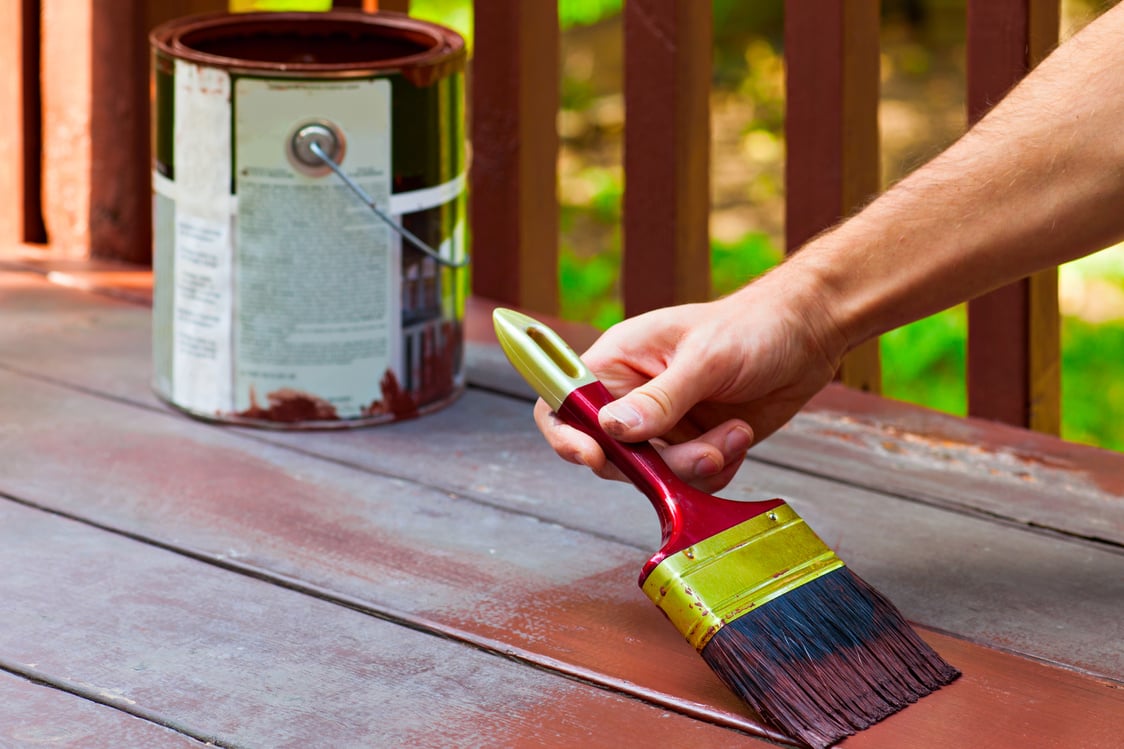 Wooden Deck Painting, Refinishing